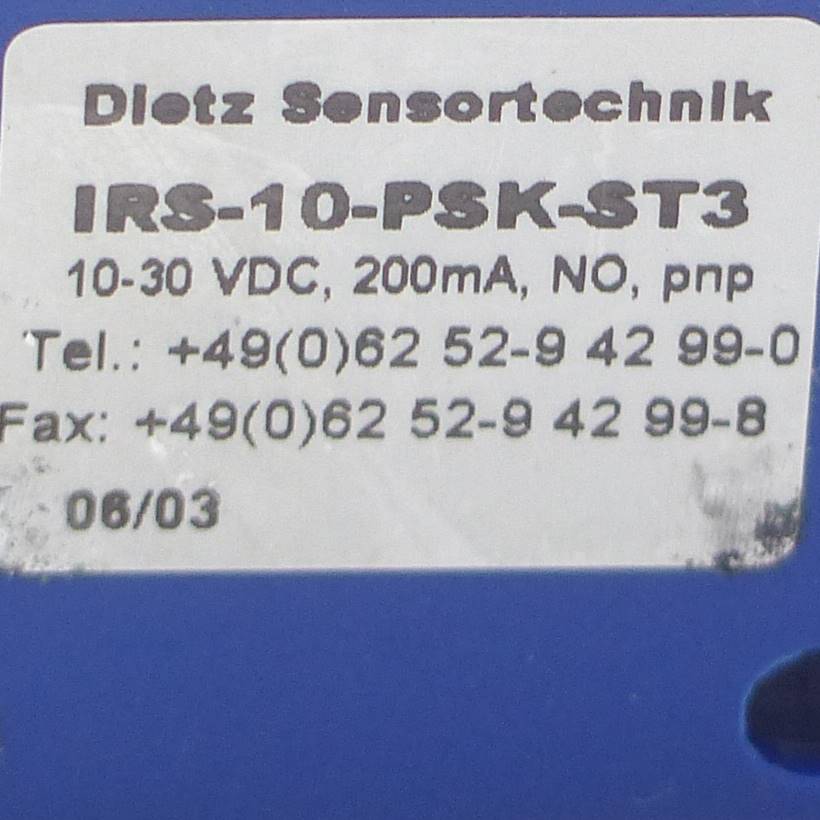 Ring Sensor IRS-10-PSK-ST3 