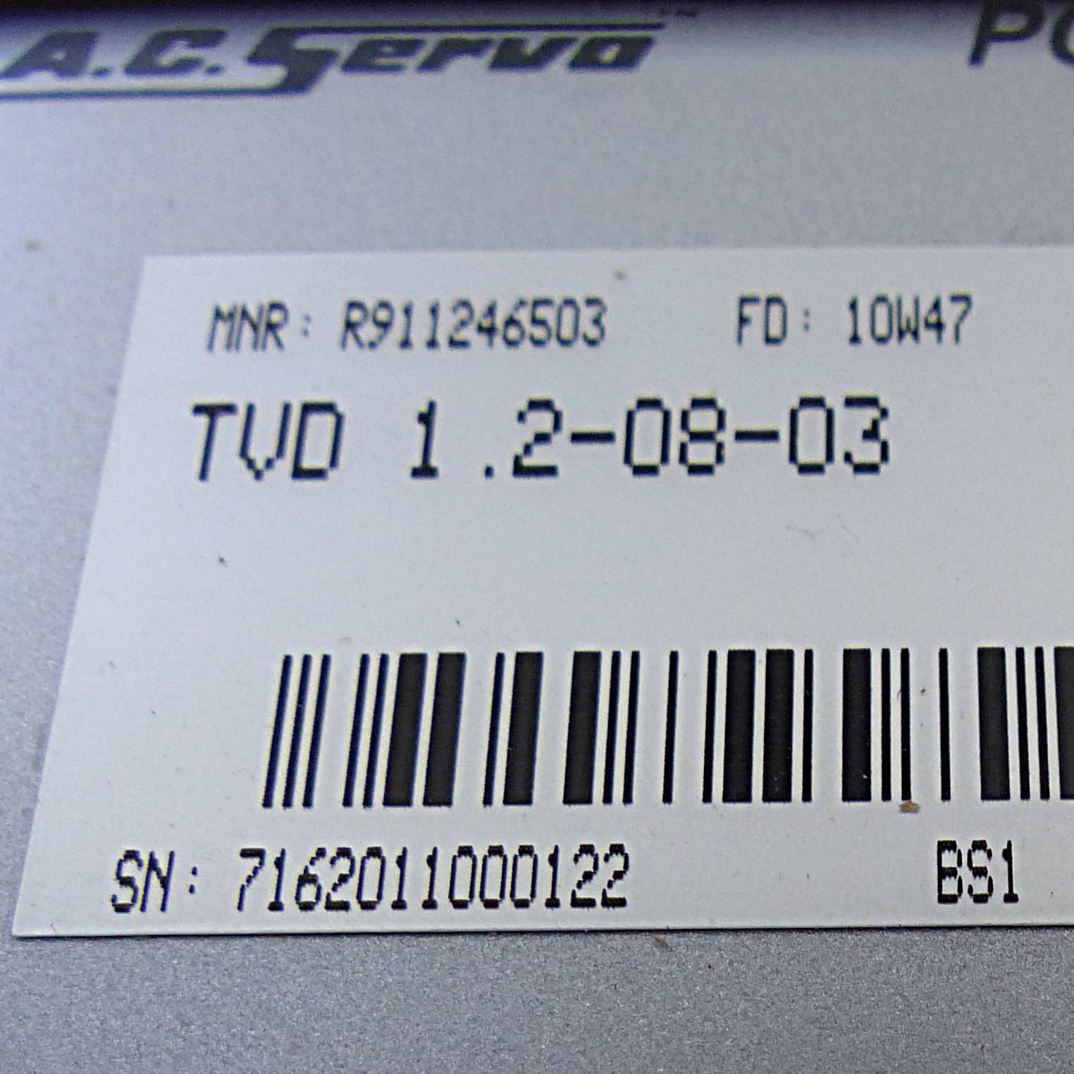 Power Supply TVD 1.2-08-03