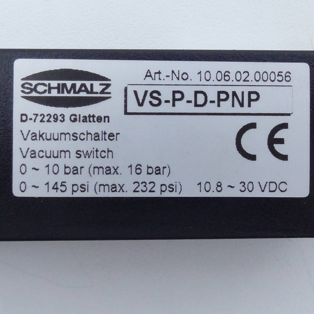 Vacuum Switch VS-P-D-PNP 