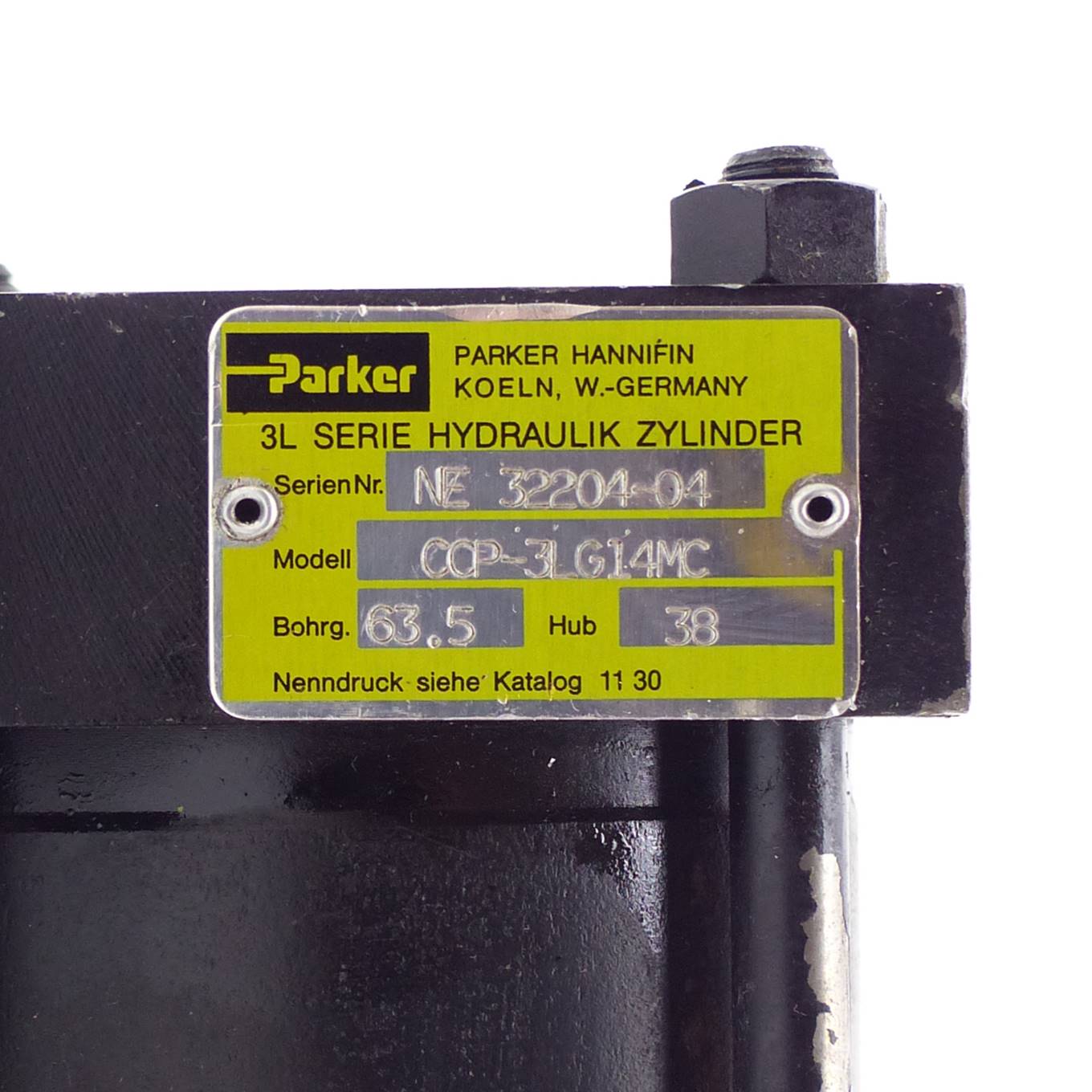 PARKER Hydraulikzylinder 63,5 x 38