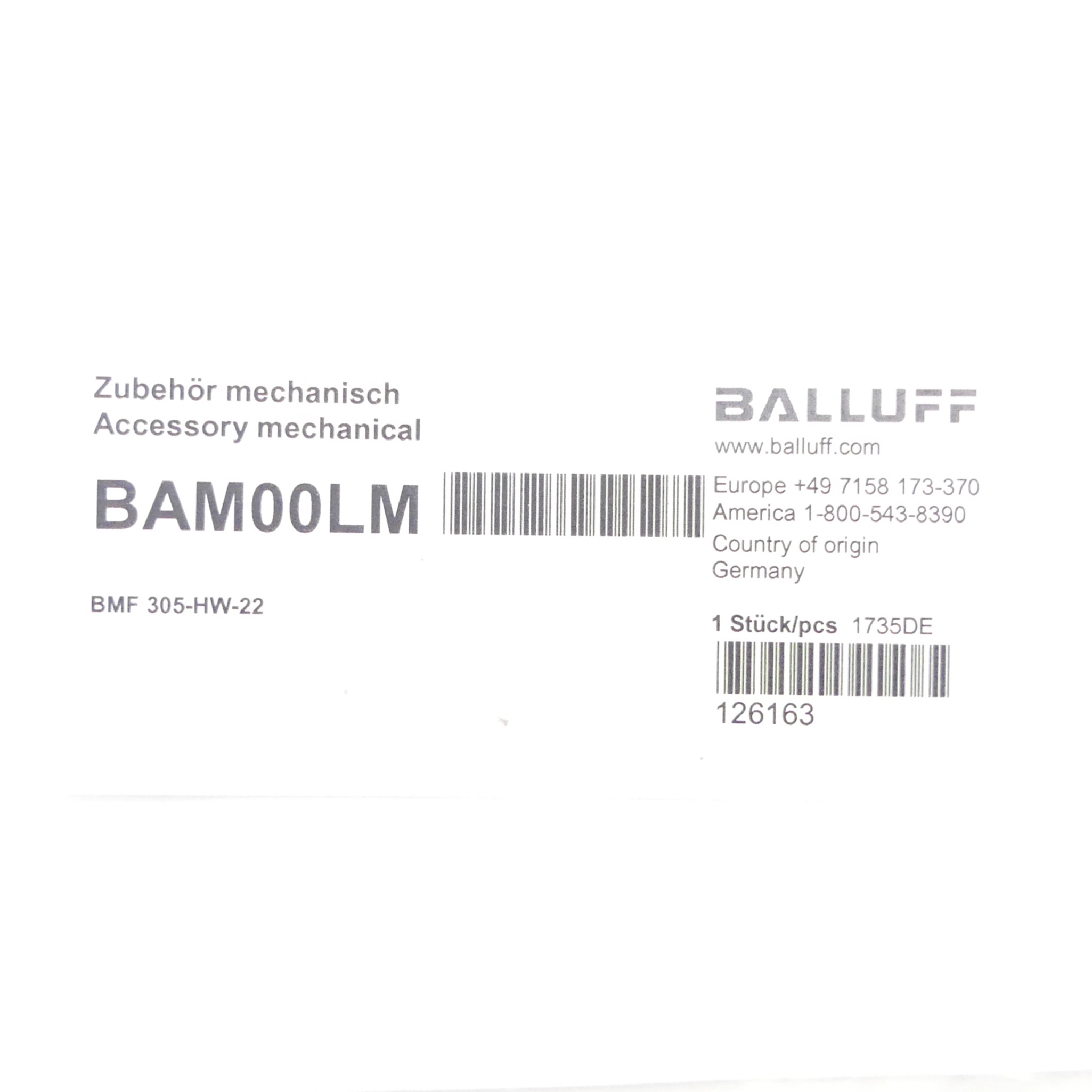 Mounting brackets BMF 305-HW-22