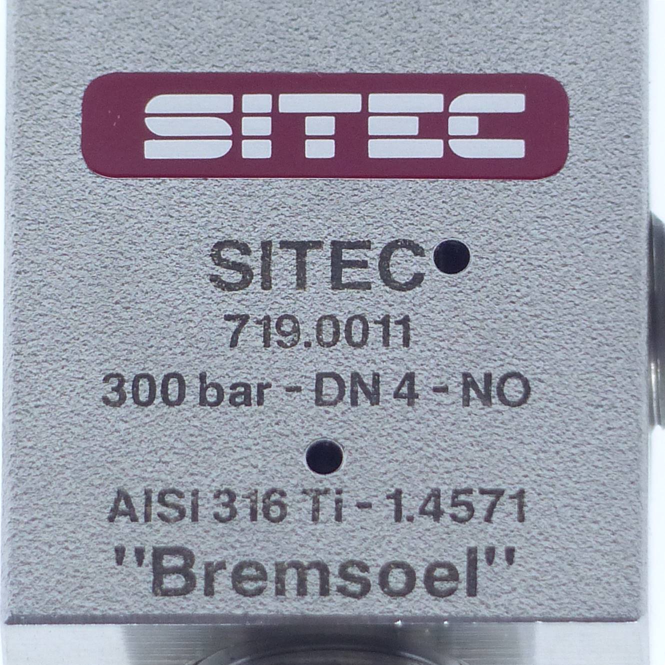 Prüfbankventil DN4