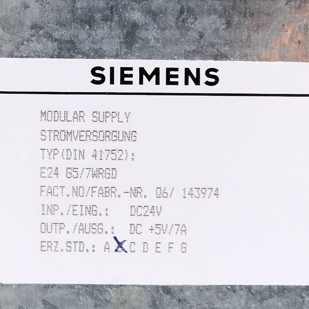 Modular Supply Stromversorgung 6ES5951-7ND21 