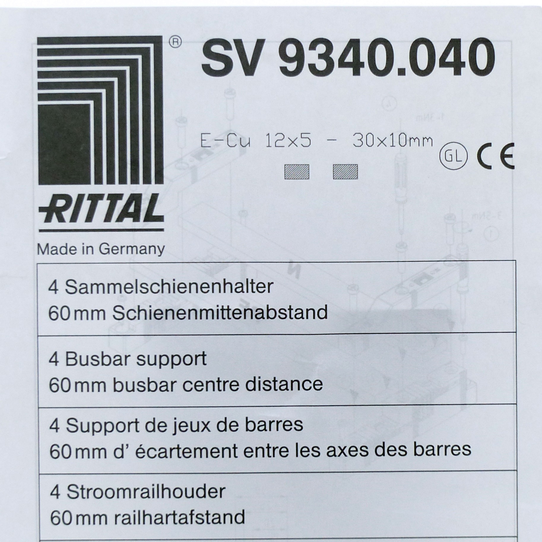 Sammelschinenhalter SV9340.040 