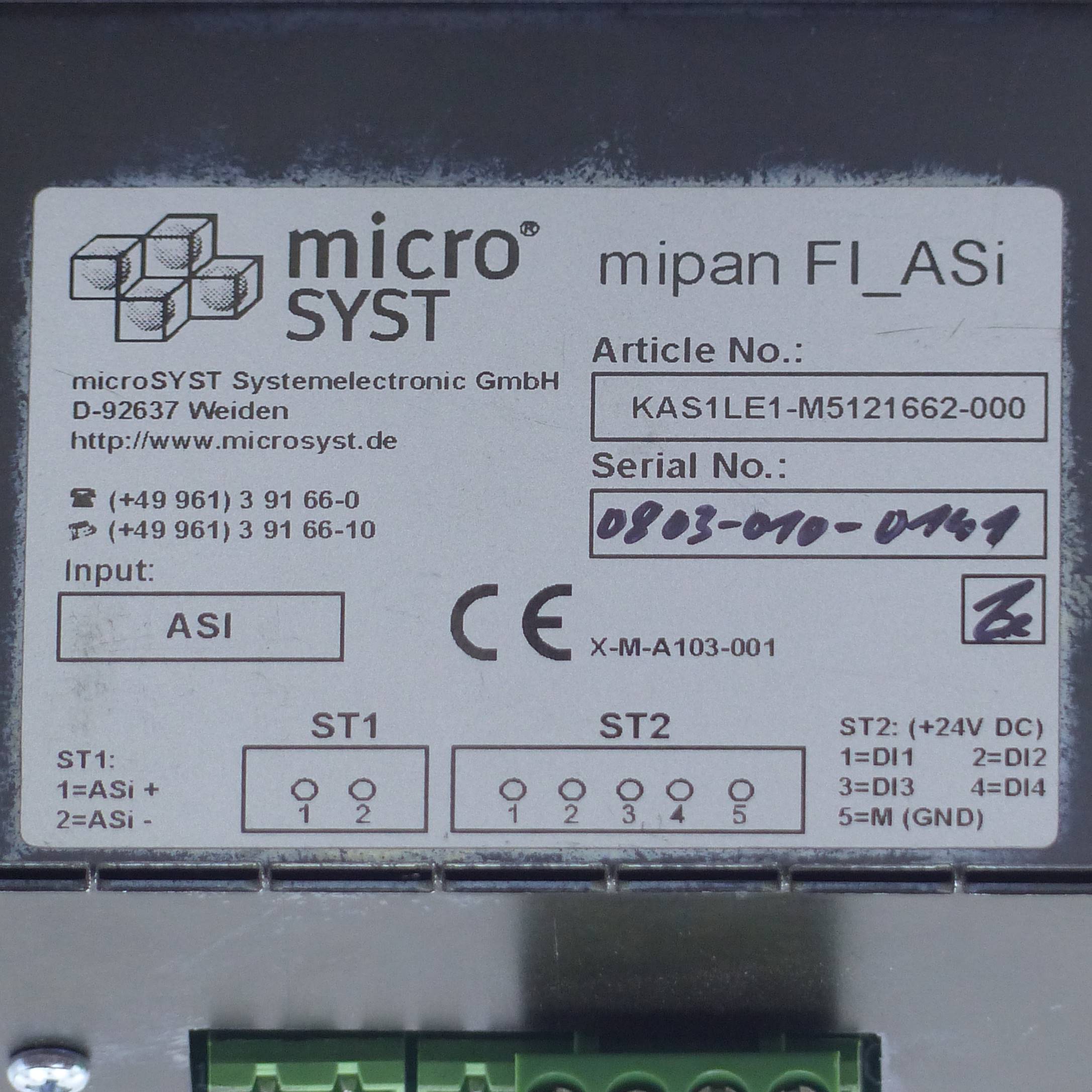 LED Anzeige mipan Fl_ASi