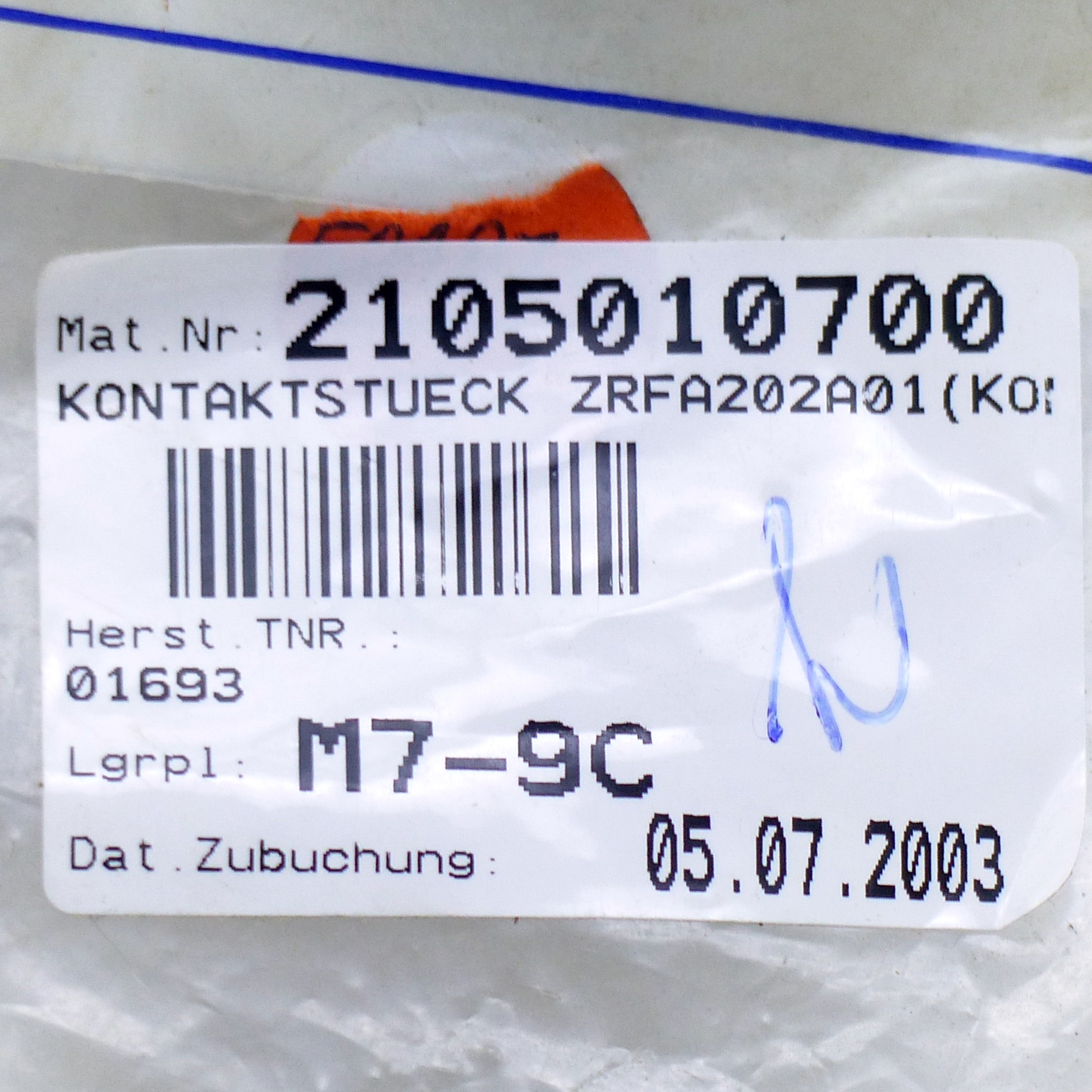 Kontaktstück ZRFA202A01