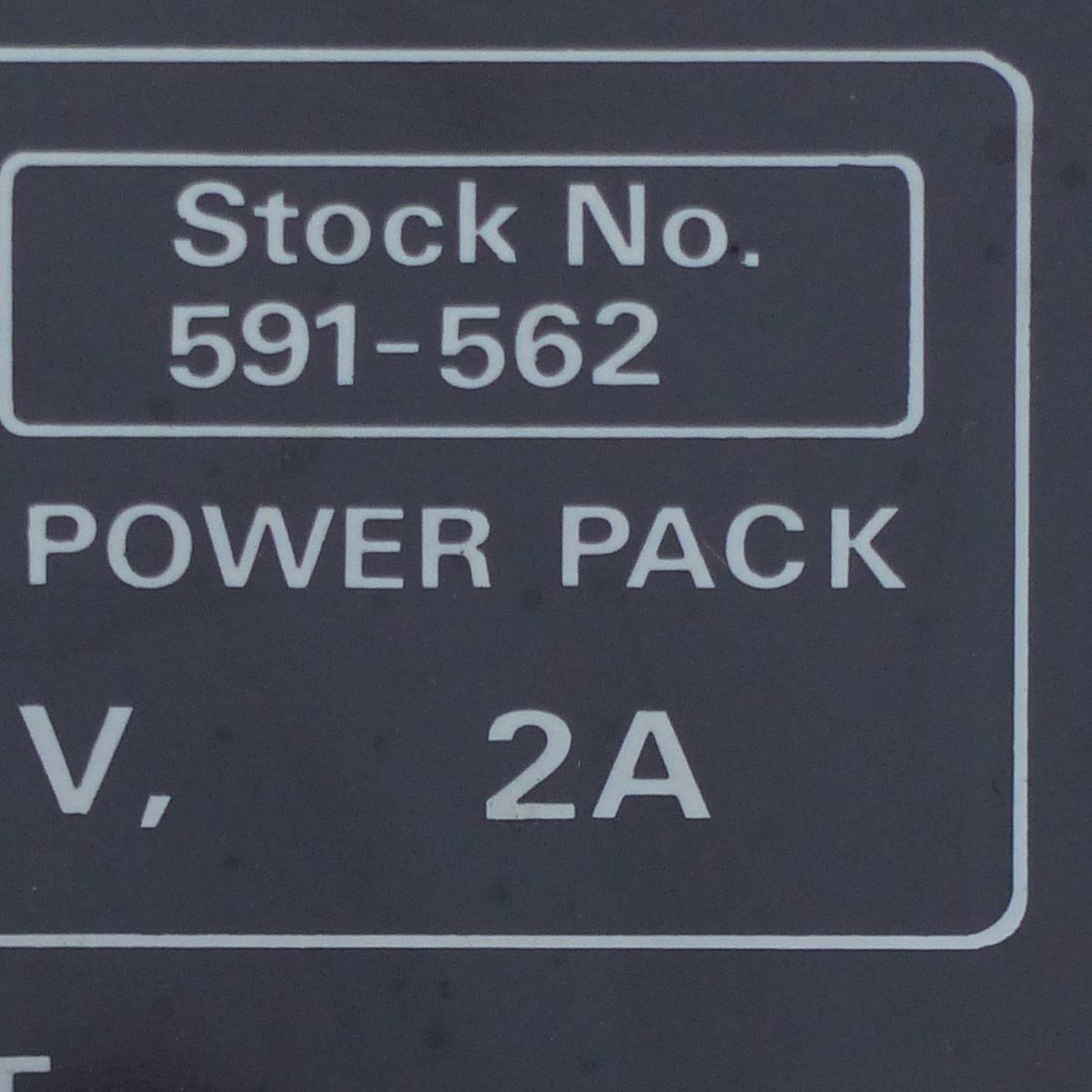 Power Supply 591-562 