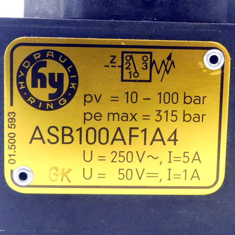 Pressure Switch HR13020679 Used