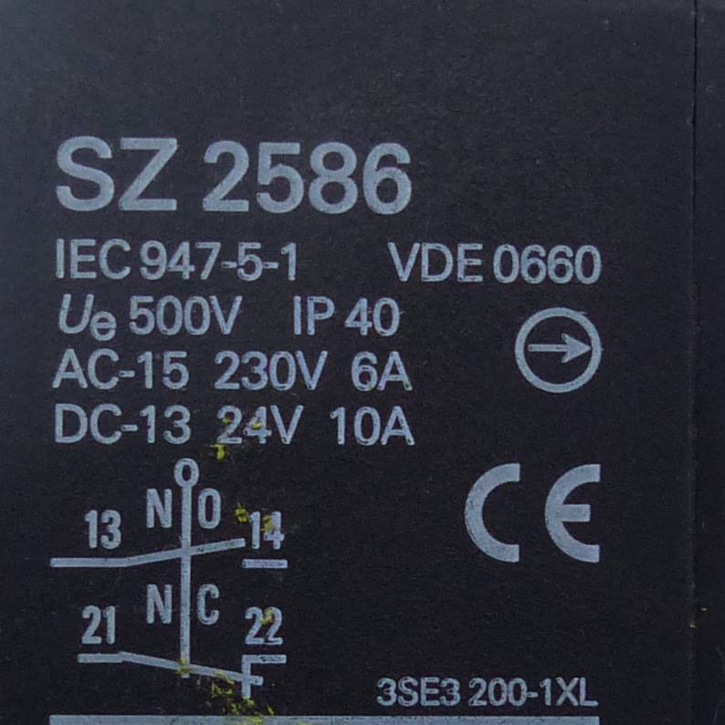 Safety Switch SZ 2586 