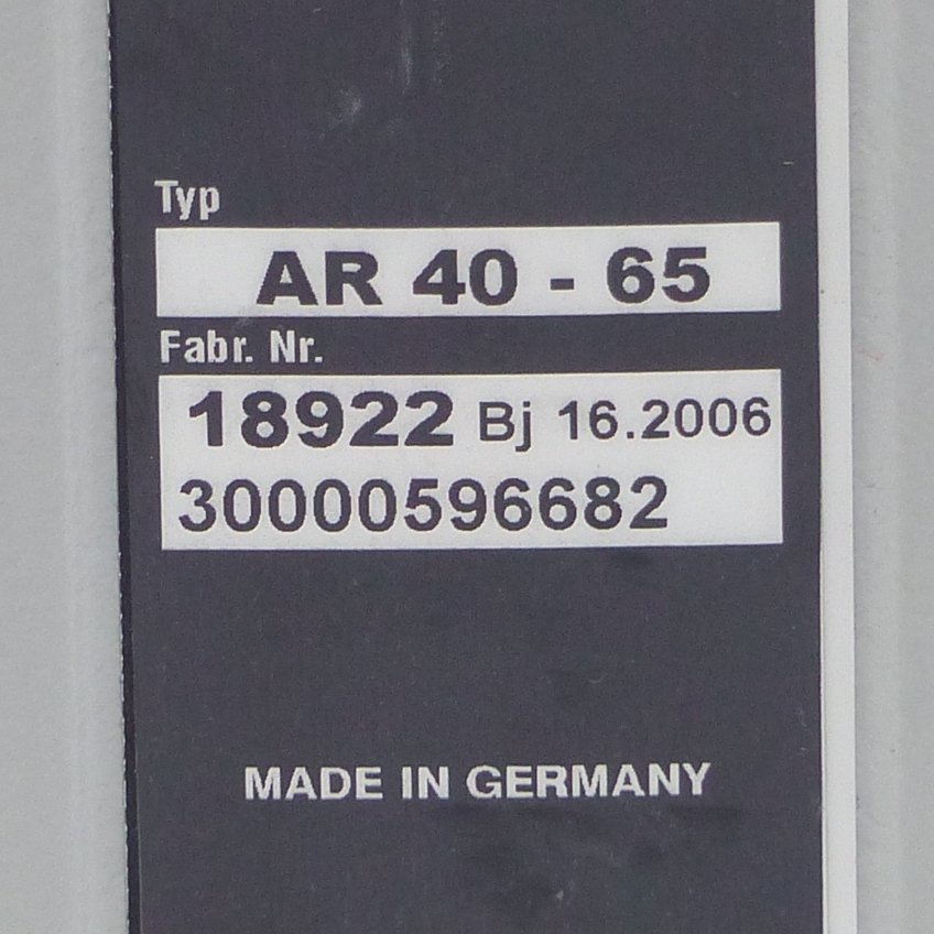 Auspuff-Filter mit Schmiermittel-Rückführung AR 40-65 