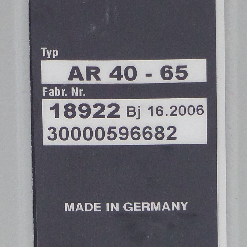 Auspuff-Filter mit Schmiermittel-Rückführung AR 40-65