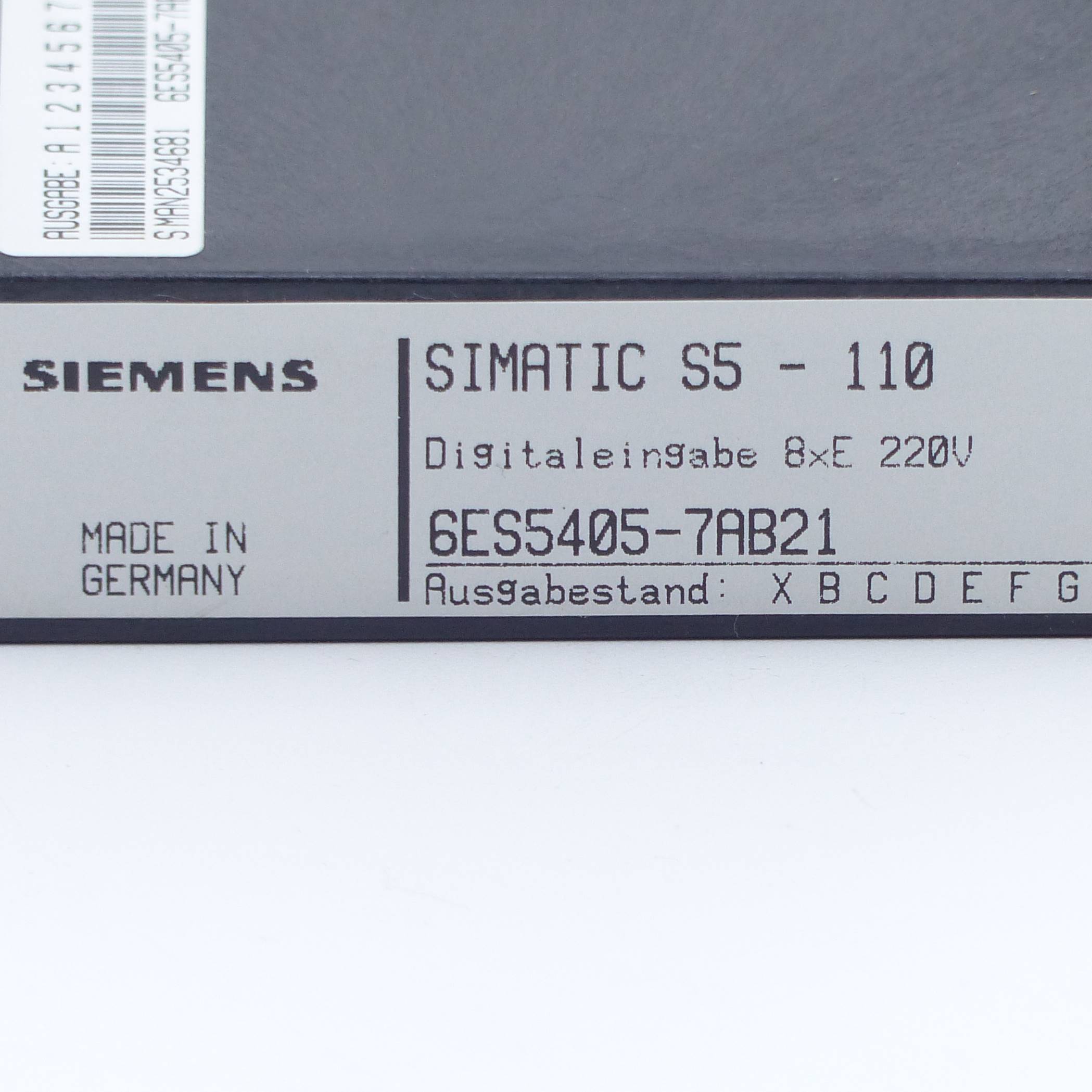 Digitaleingabe Simatic S5 - 110 