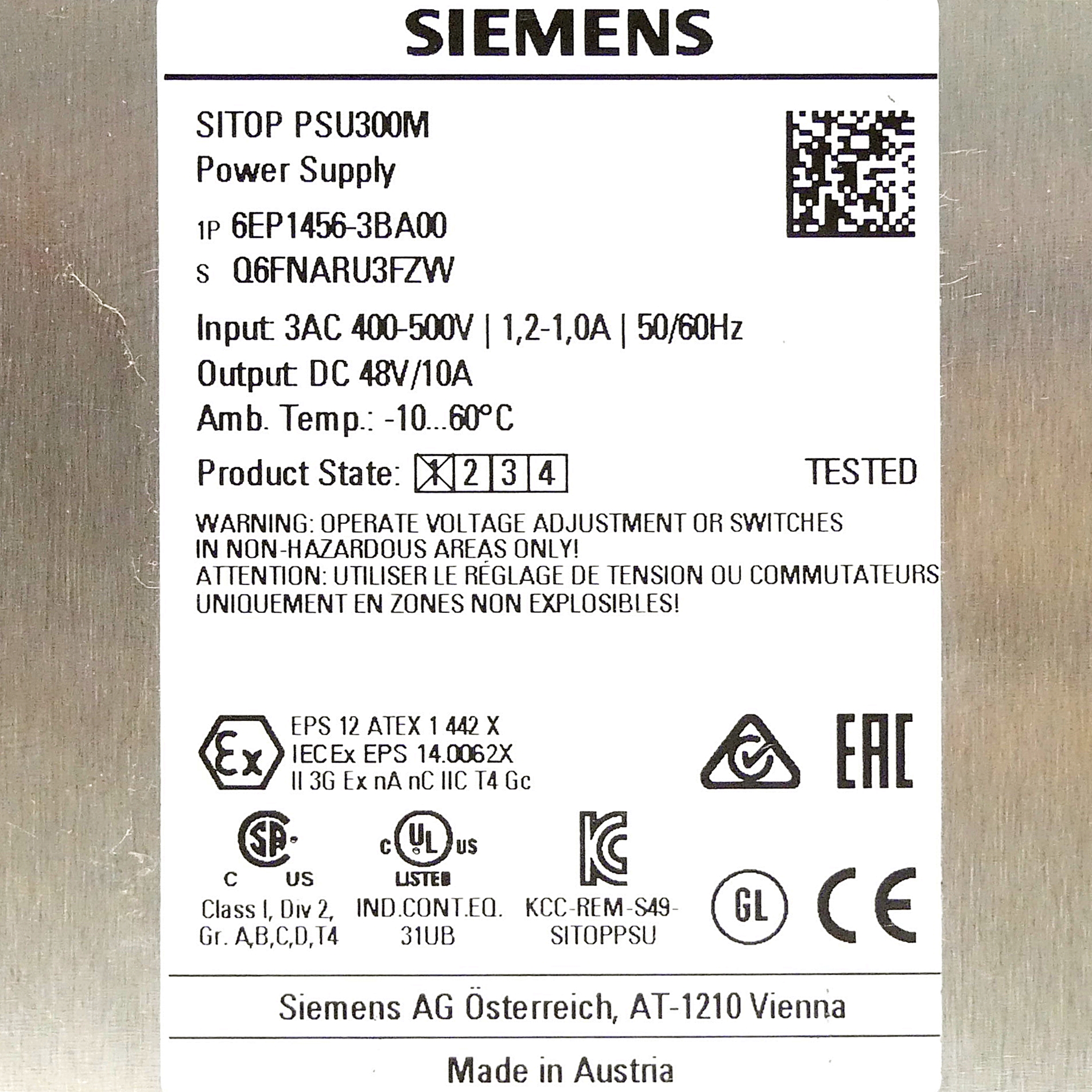 SITOP PSU300M Stromversorgung 