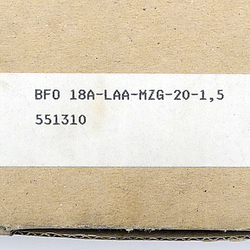 Lichtwellenleiter BFO 18A-LLA-MZG-20-1,5 