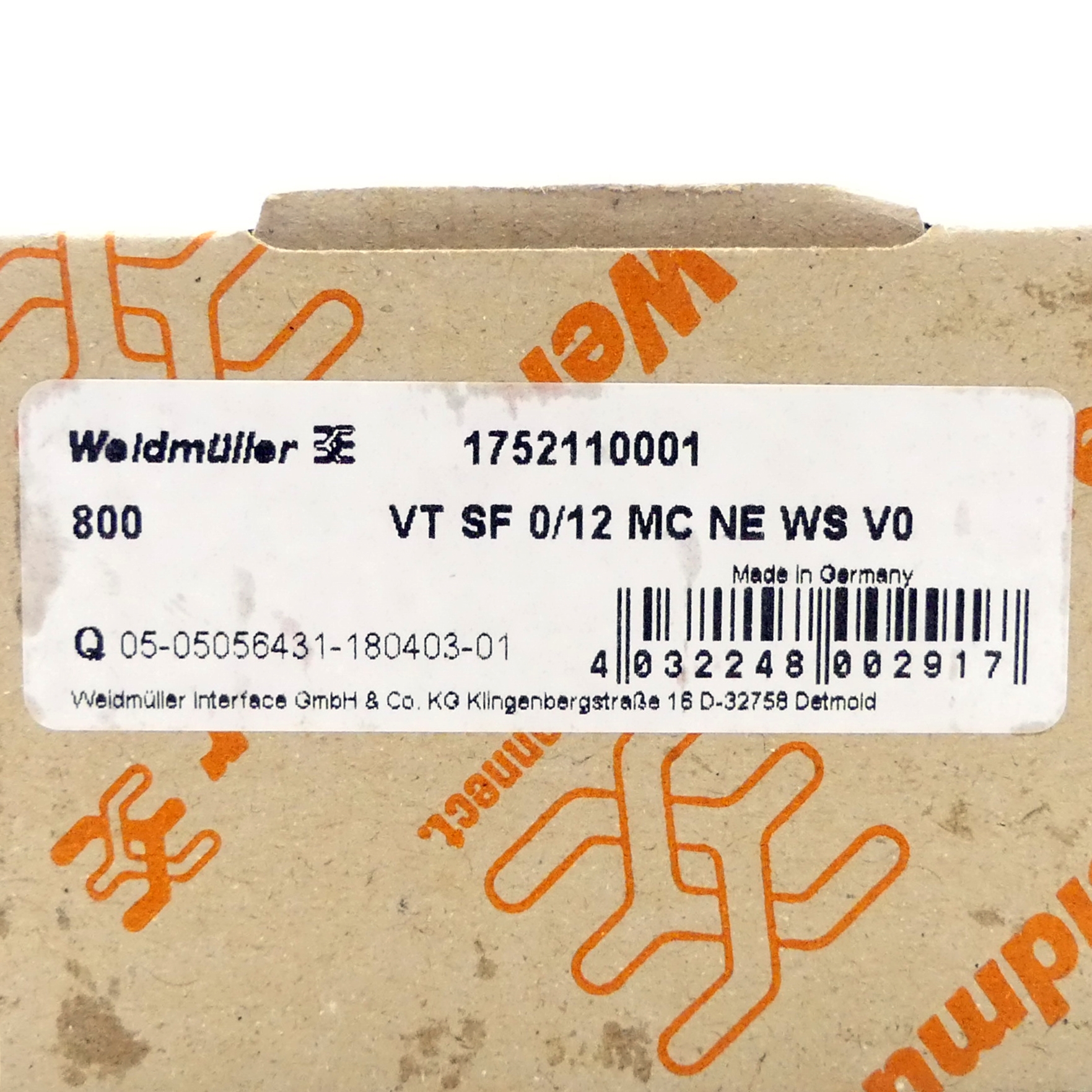 Leitermarkierer VT SF 0/12 MC NE WS V0 (800 St.)