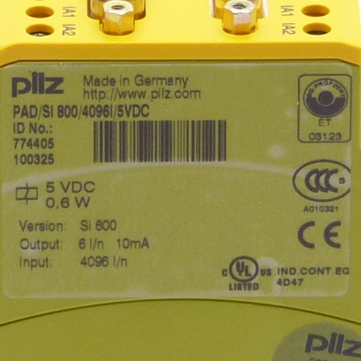 Safe Monitoring Relay PAD/SI 800/4096I/5VDC  