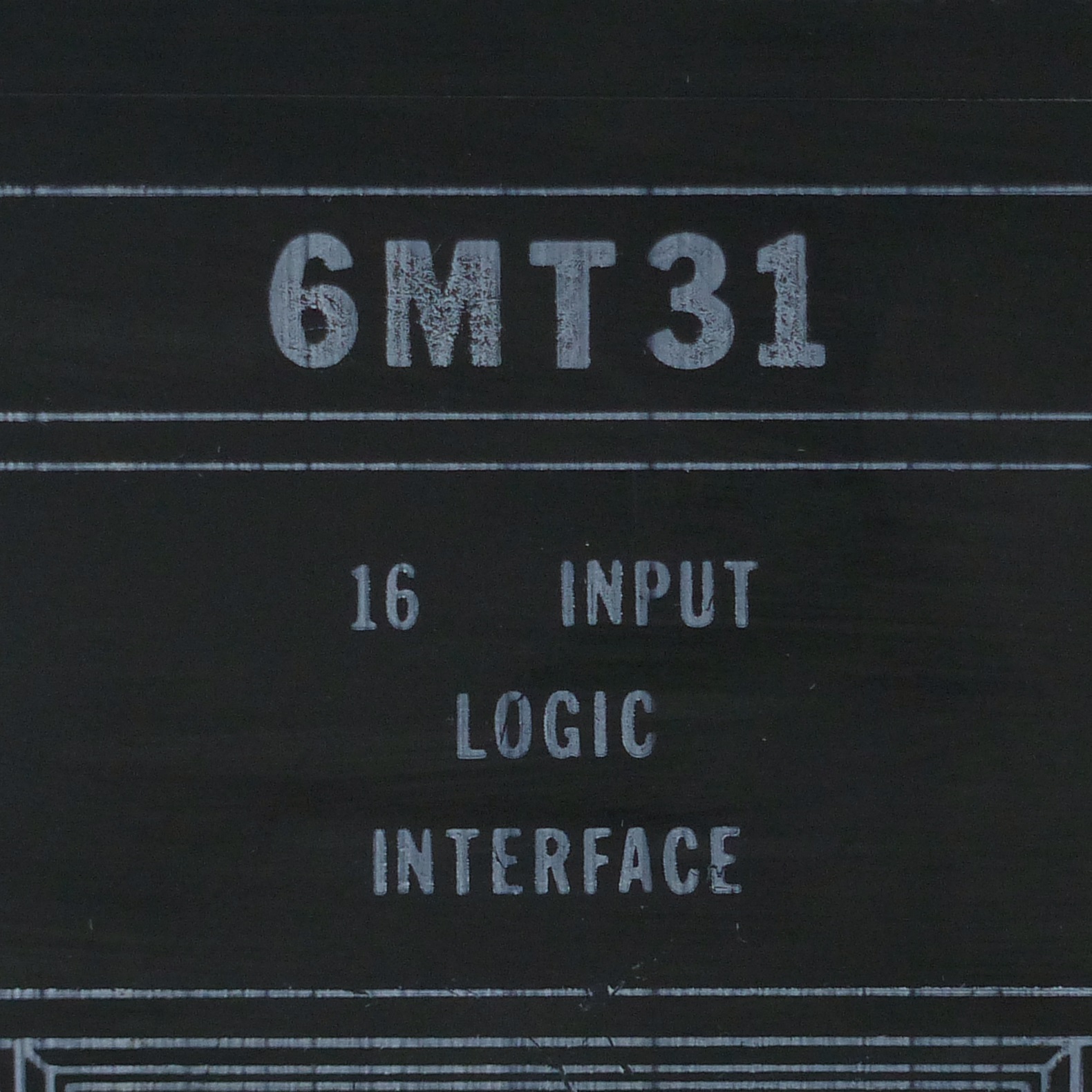 Input Logic Interface Module 6MT31 