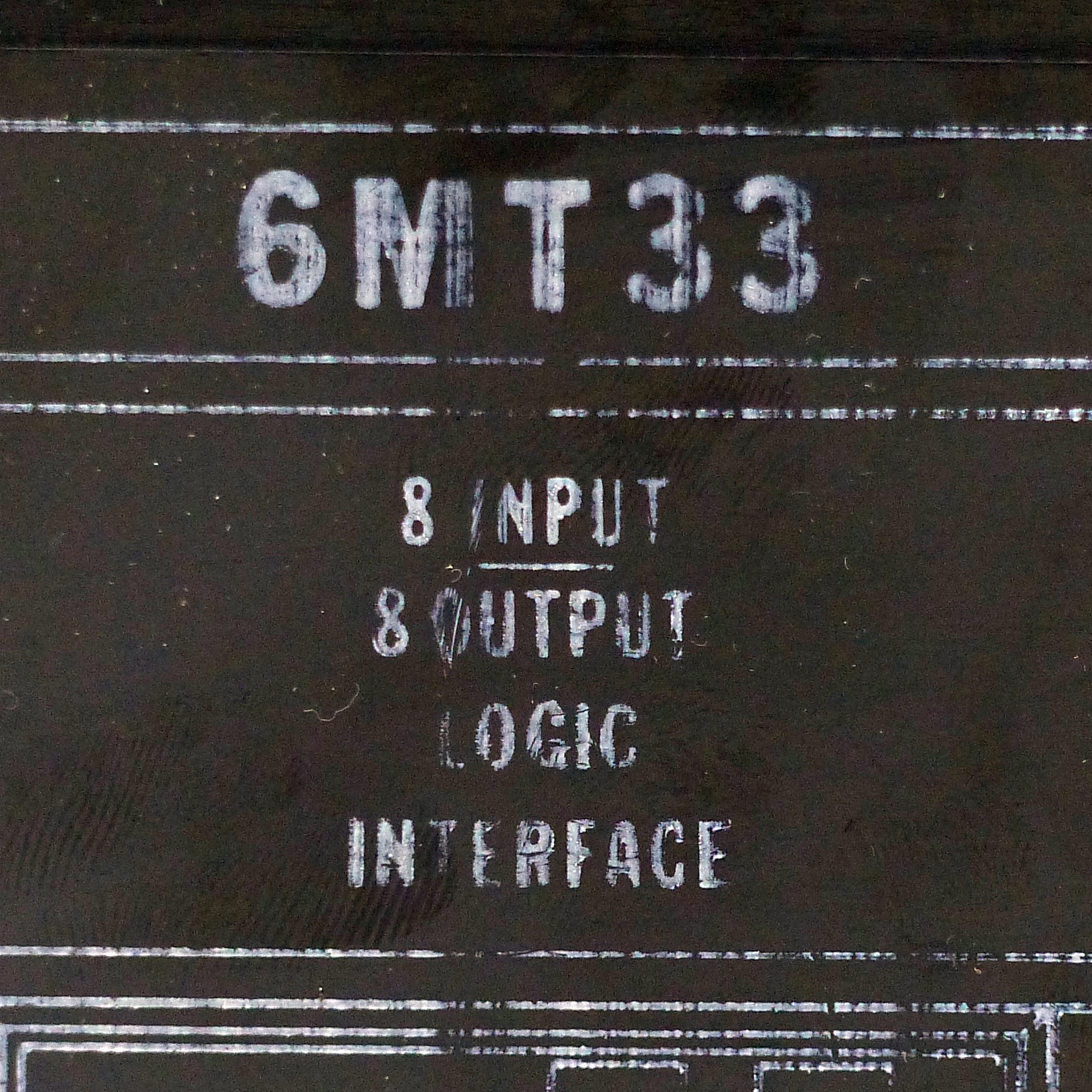 Input Logic Interface Module 6MT33