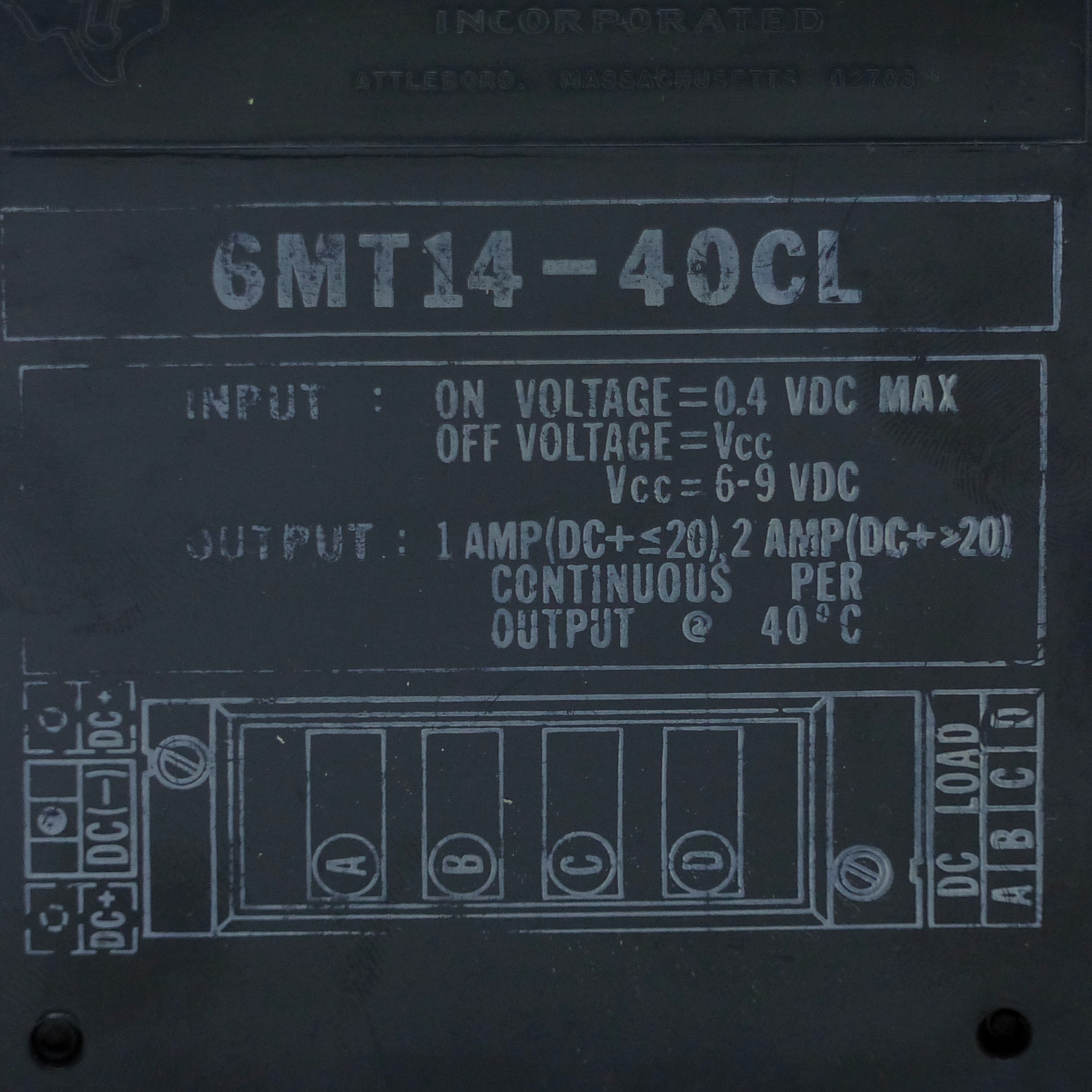 Input Logic Interface Module 6MT14-40CL 