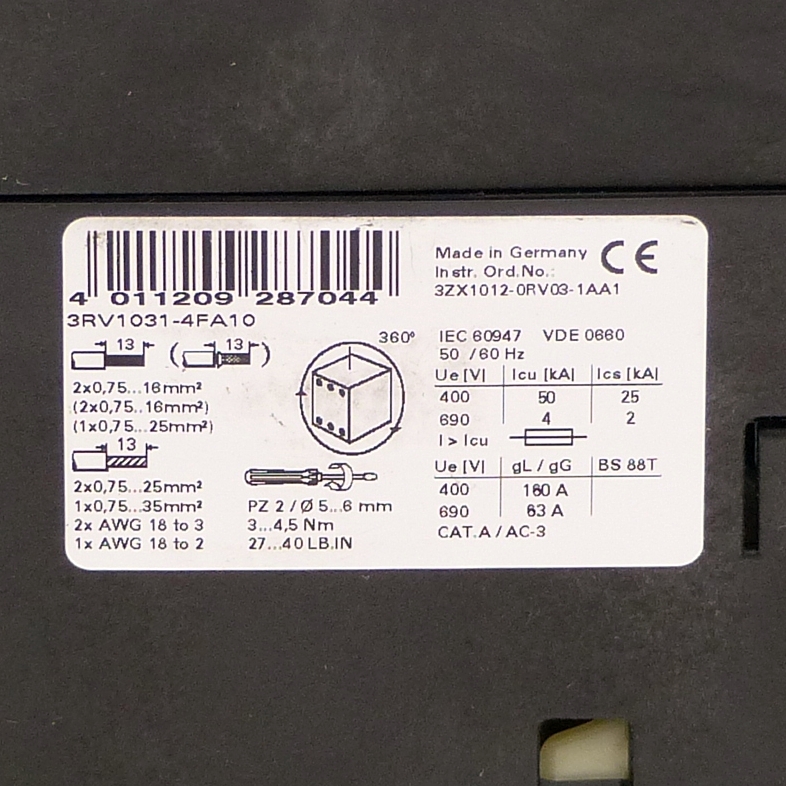 Circuit Breaker SIRIUS  