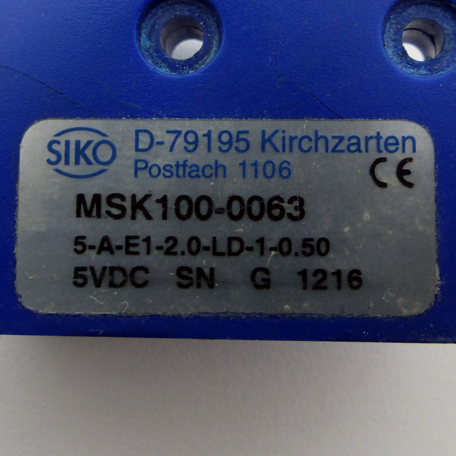 Magnetic sensor MSK 100-0063 
