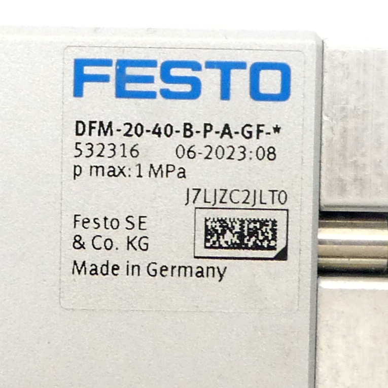 Führungszylinder DFM-20-40-B-P-A-GF-