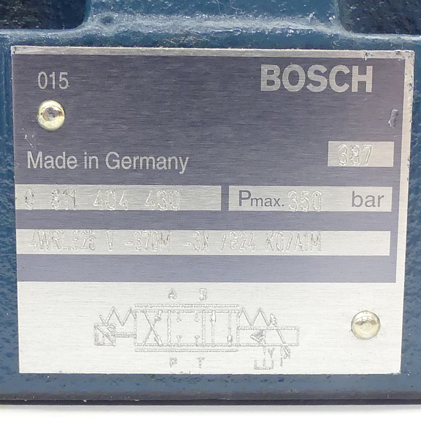 4/3 Proportionales-Wegeventil 4WRLE25 V -370M -3X /G24 K0/A1M 
