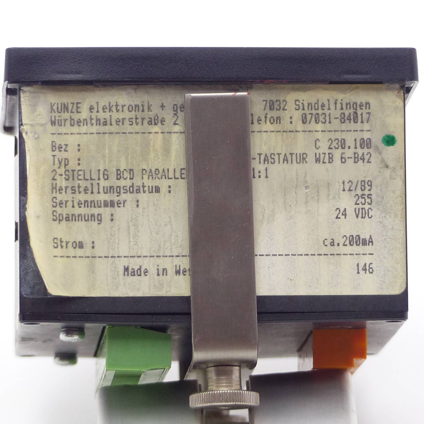 SPS-Tastatur WZB 6-B42
