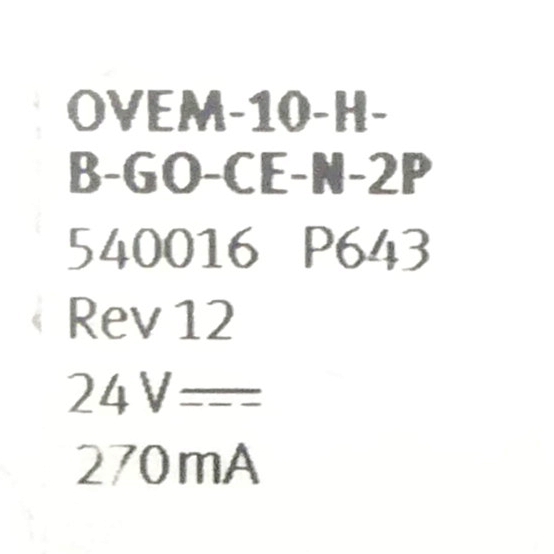 Vakuumsaugdüse OVEM-10-H-B-GO-CE-N-2P 