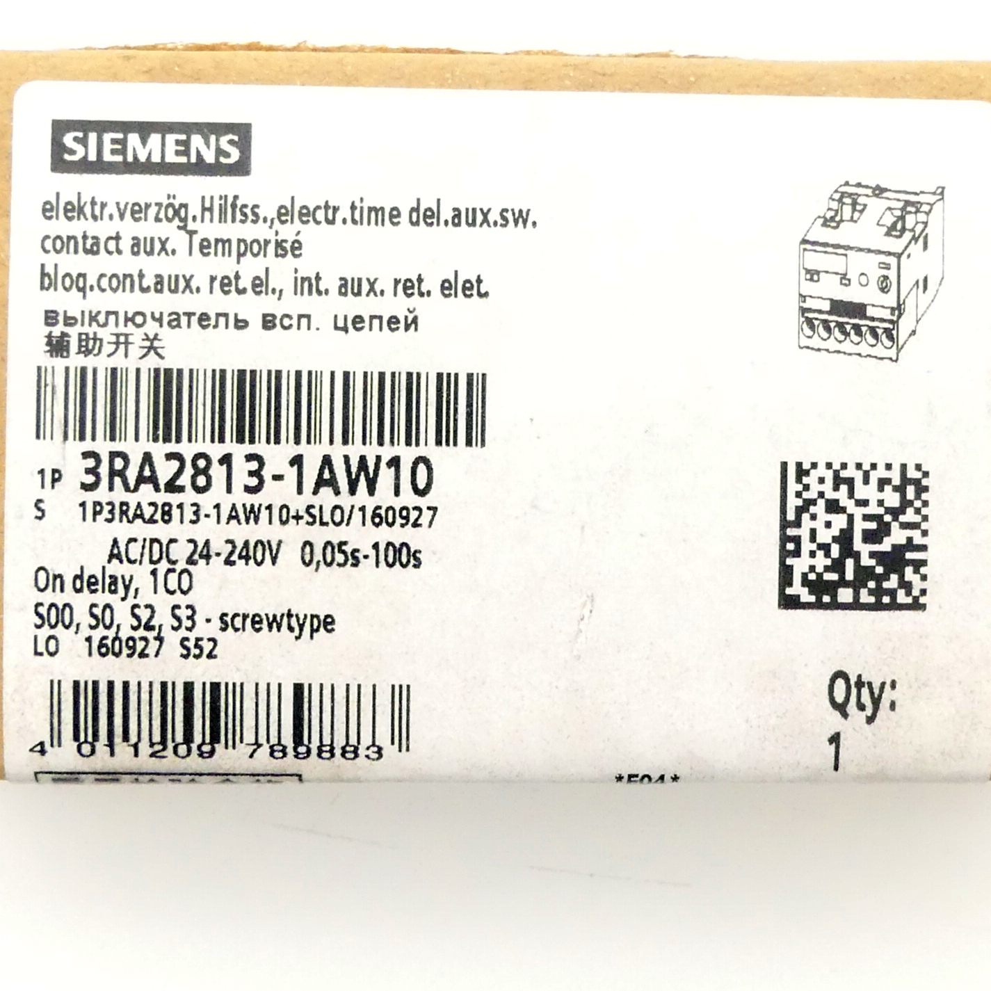 Elektronisch zeitverzögerter Hilfsschalter