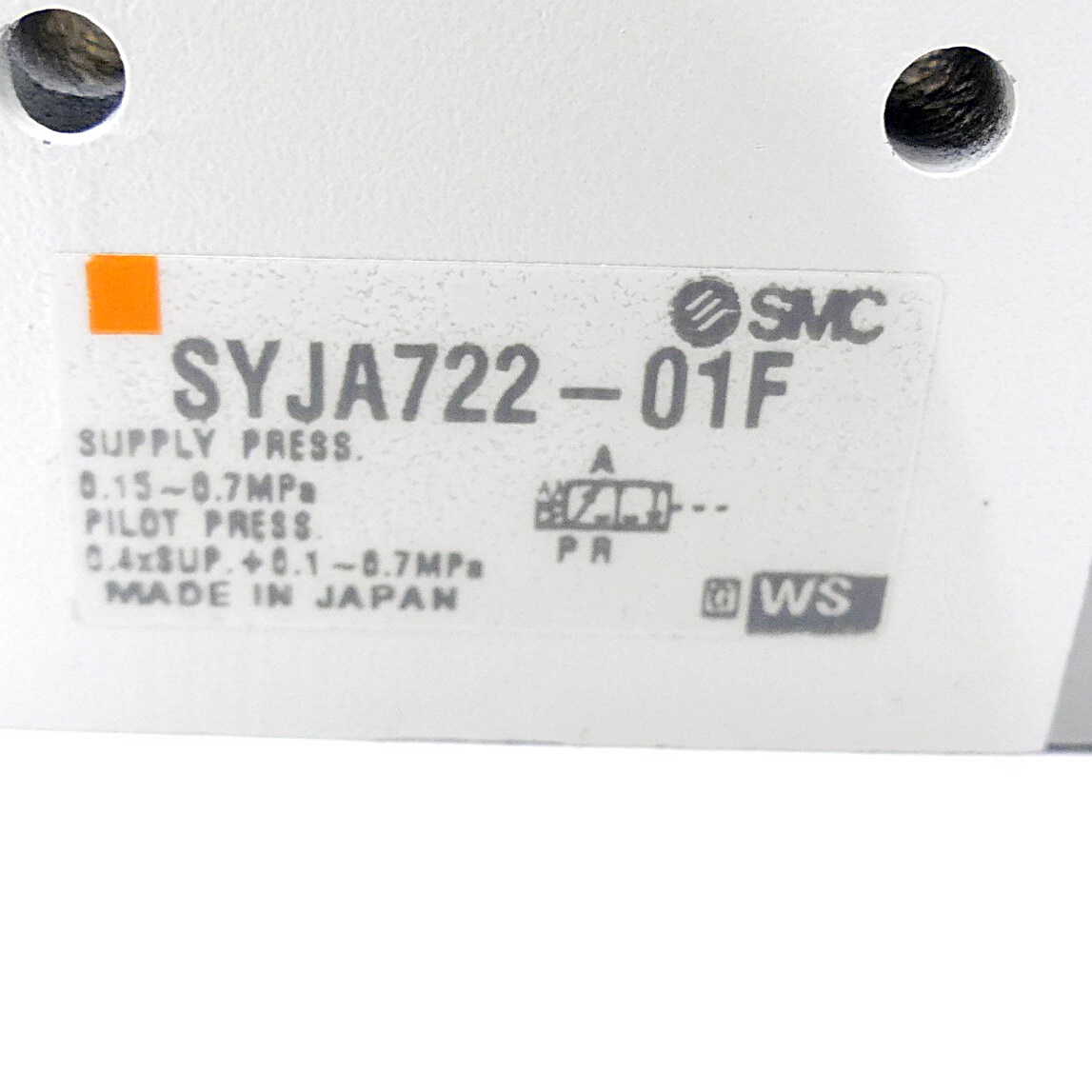 3-Port Air Operated Valve, SYJA722-01F 