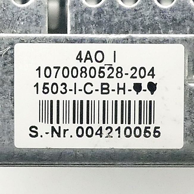 Profibus Energieversorgung 4AO_I 