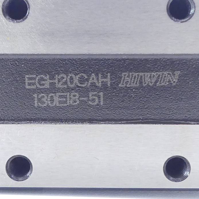 Linear guide rail with 2 guide carriages EGH20CAH 