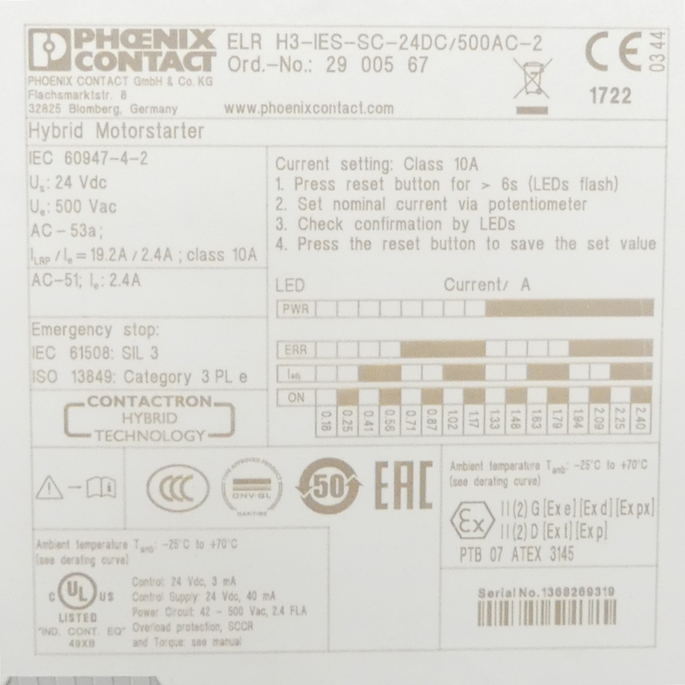 Hybrid motor starter 