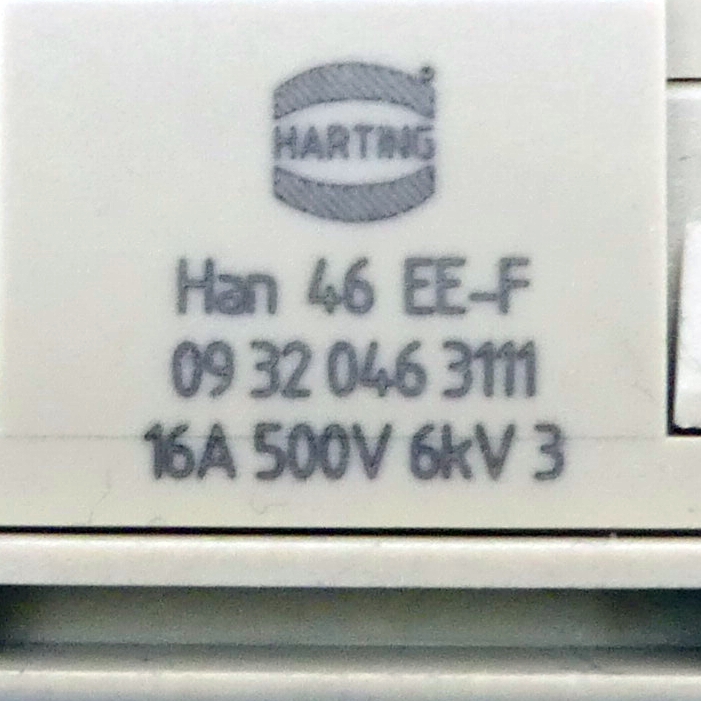 Buchseneinsatz Han 46 EE-F Han 46 EE-F  