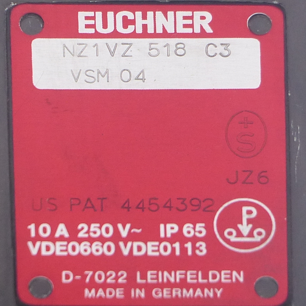 Sicherheitsschalter NZ1 VZ 518 C3 VSM04 