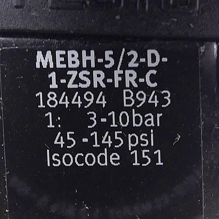 Magnetventil MEBH-5/2-D-1-ZSR-FR-C