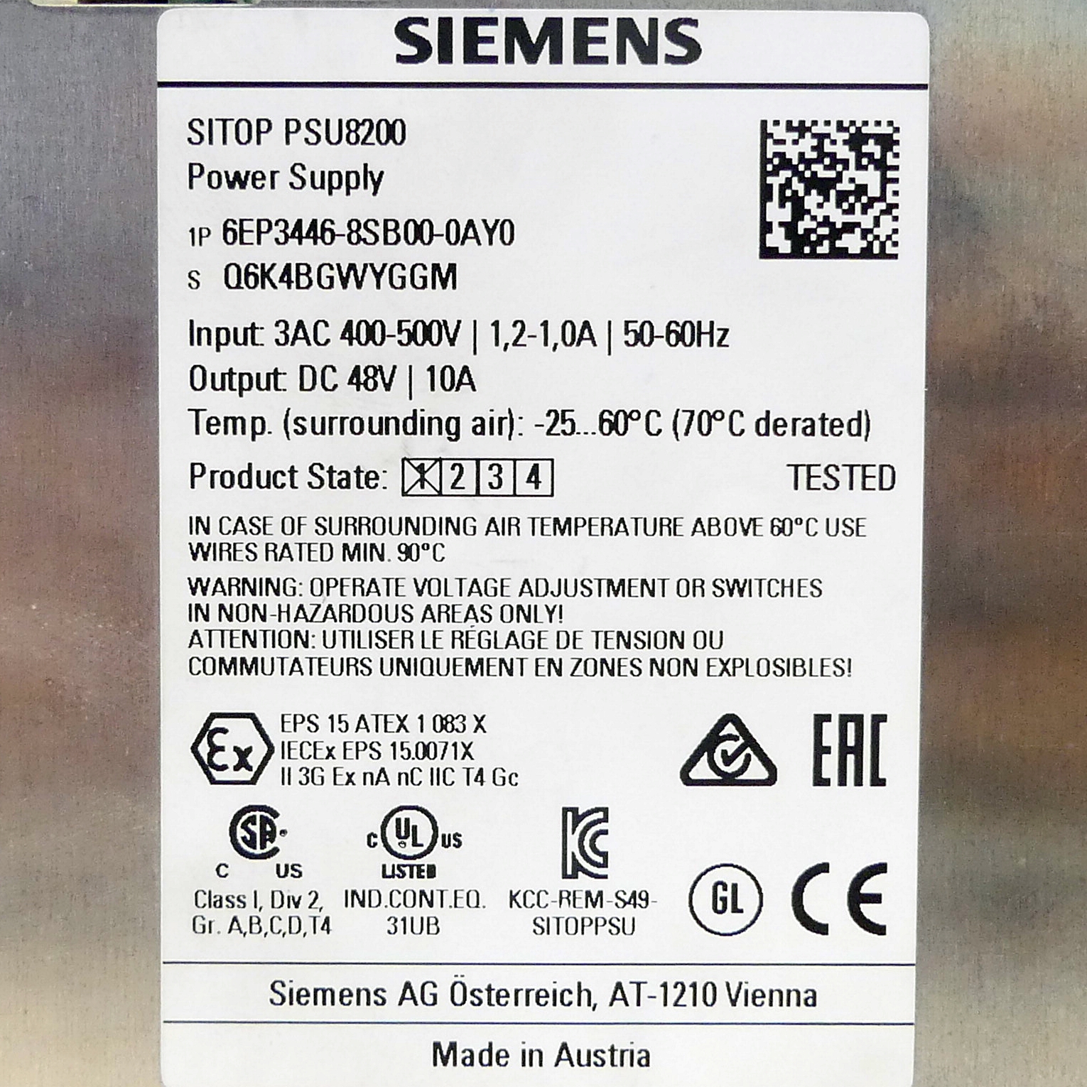 SITOP PSU8200 Stromversorgung 