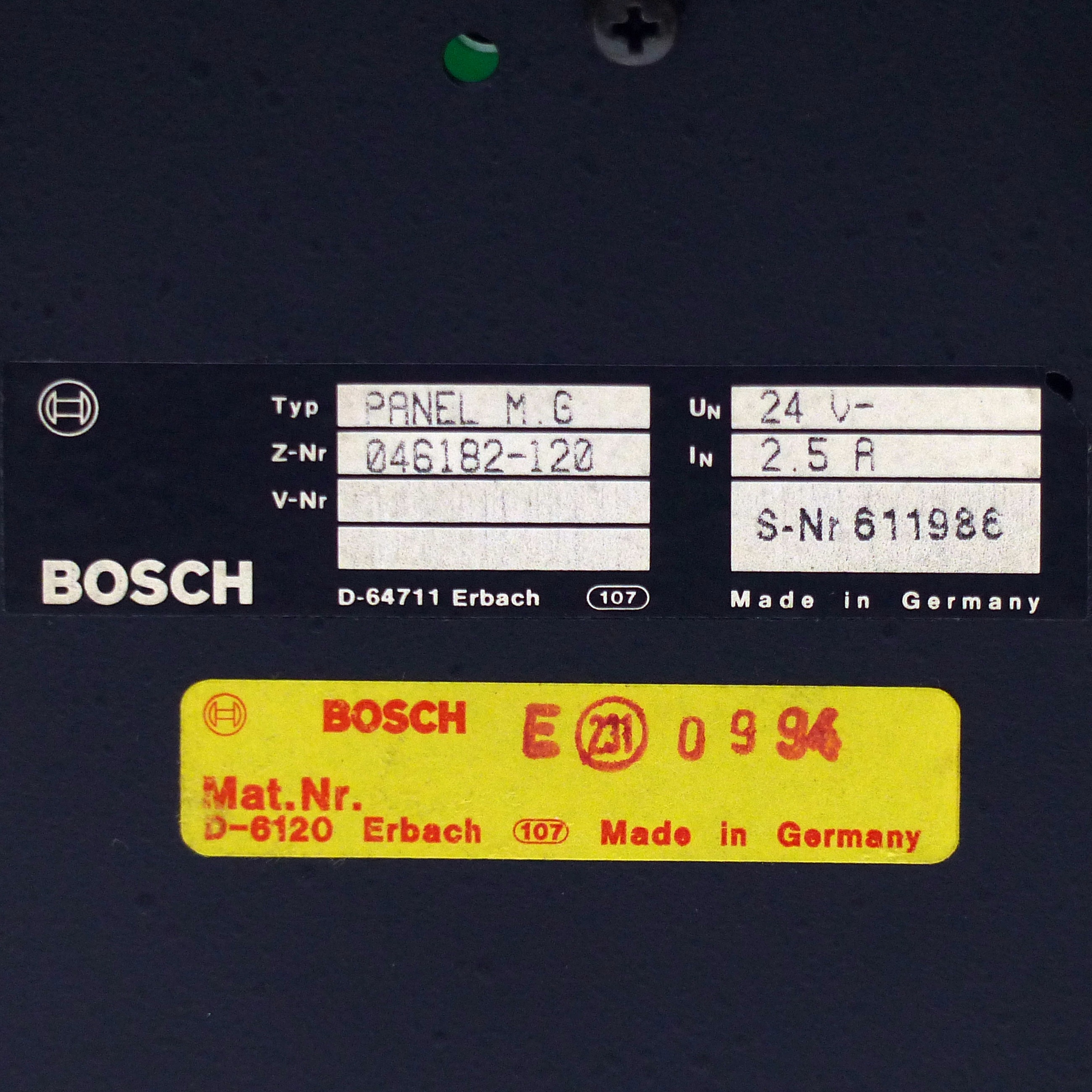 Monitor Panel M.G