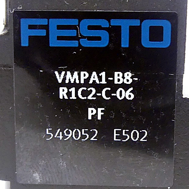 Regulator plate VMPA1-B8-R1C2-C-06