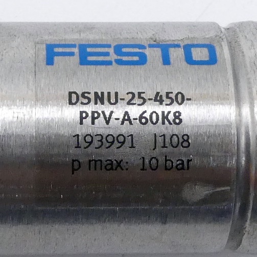 Round cylinder DSNU-25-450-PPV-A-60K8