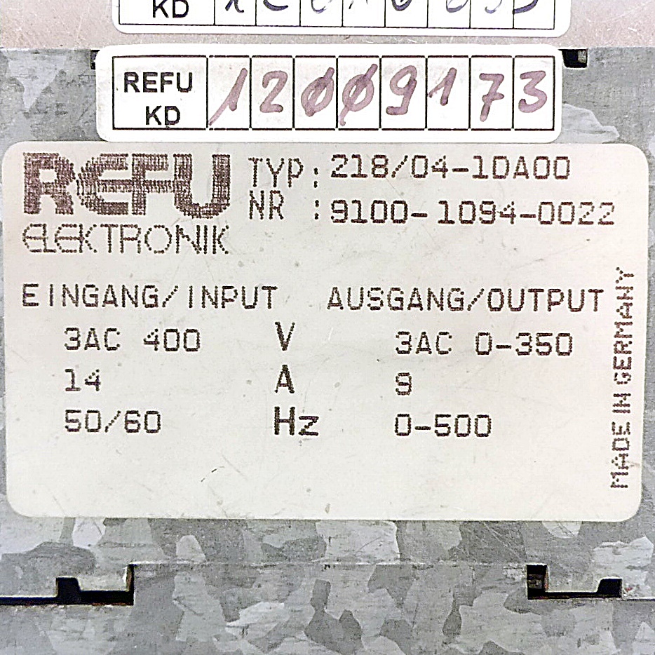 Frequency converter 218/04-1DA00 