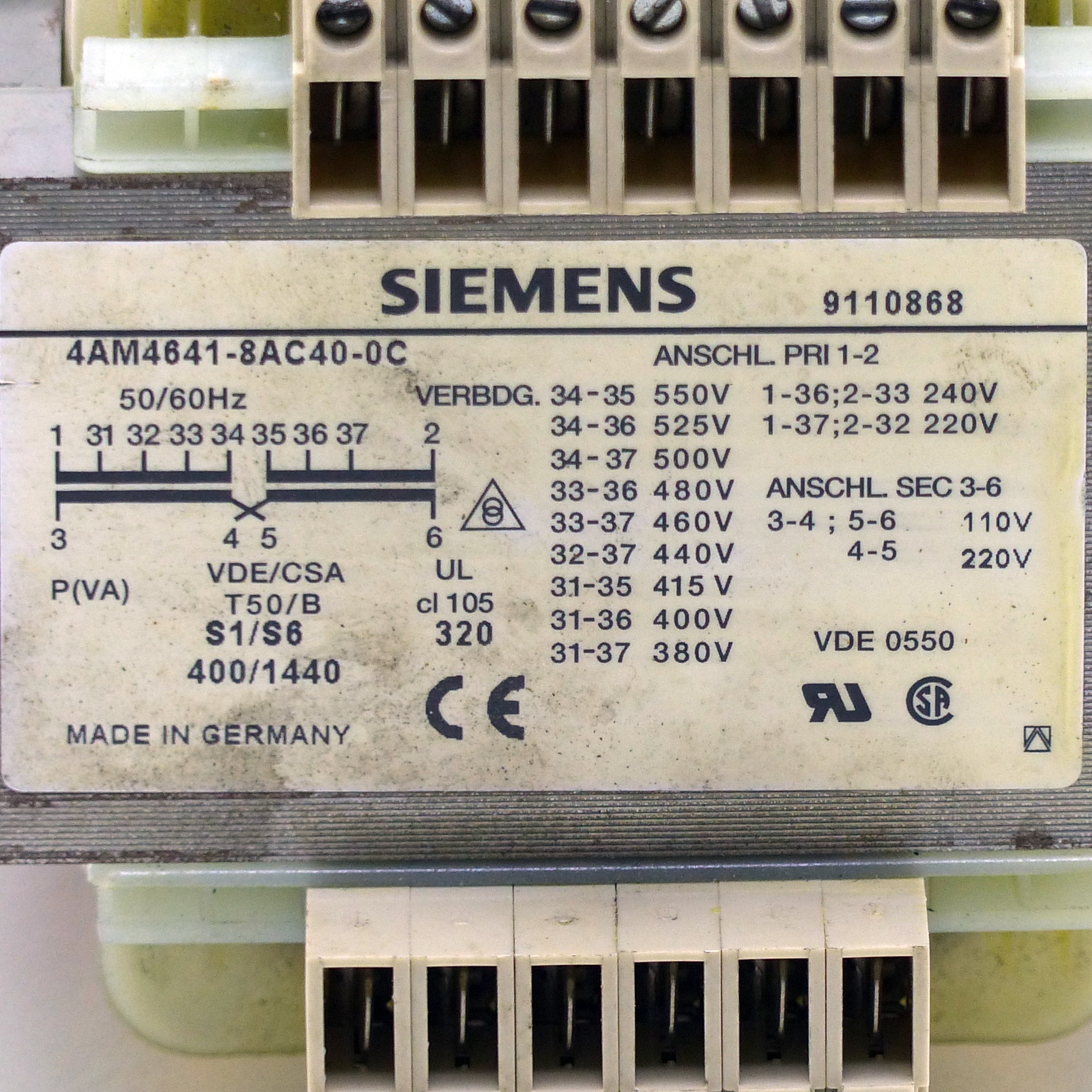 Control Transformer 