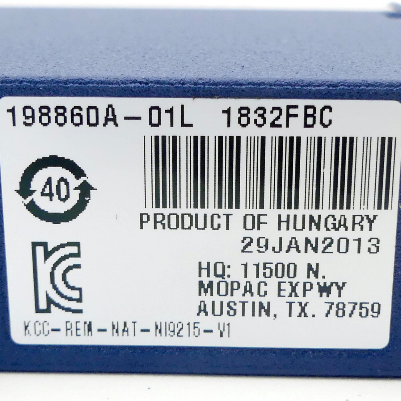 Voltage input module NI 9215 