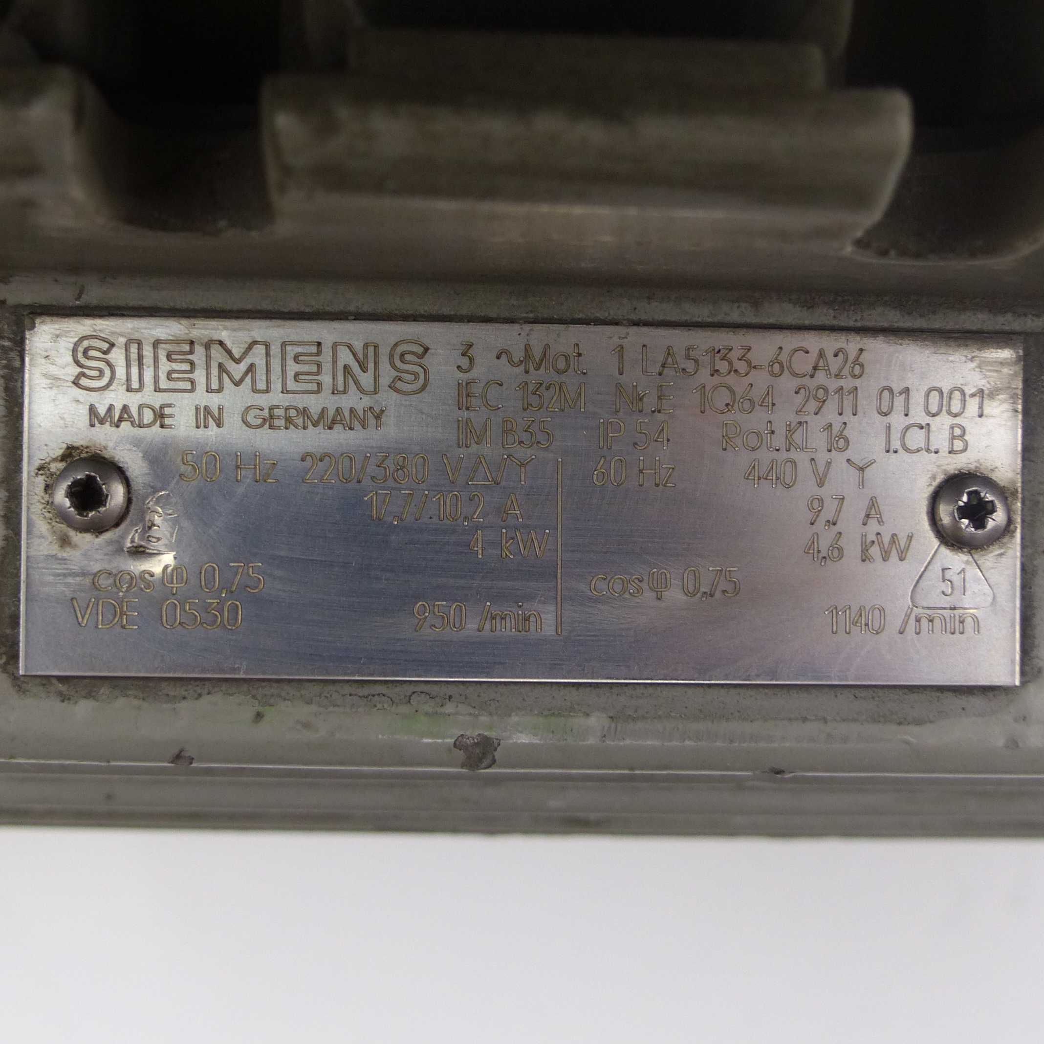 Drehstrommotor 1 LA5133-6CA26 