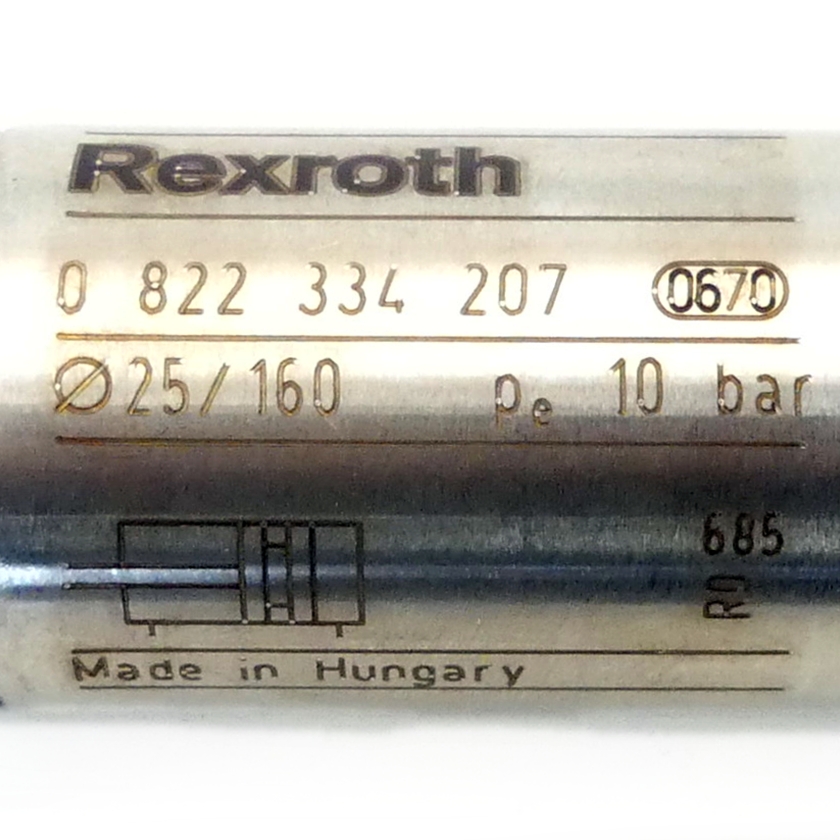 Rundzylinder 25 x 160 