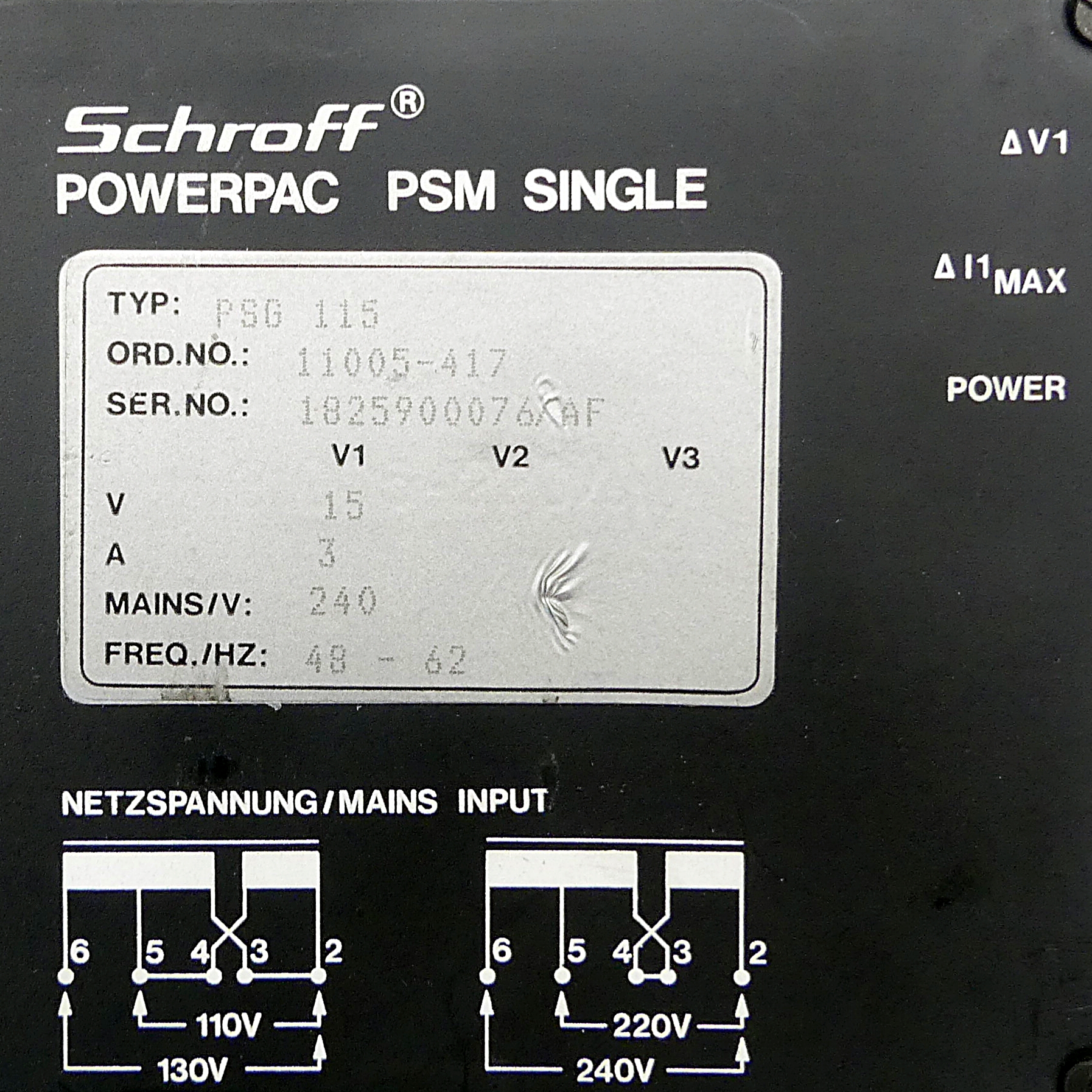 Power Supply Unit PSG 115 