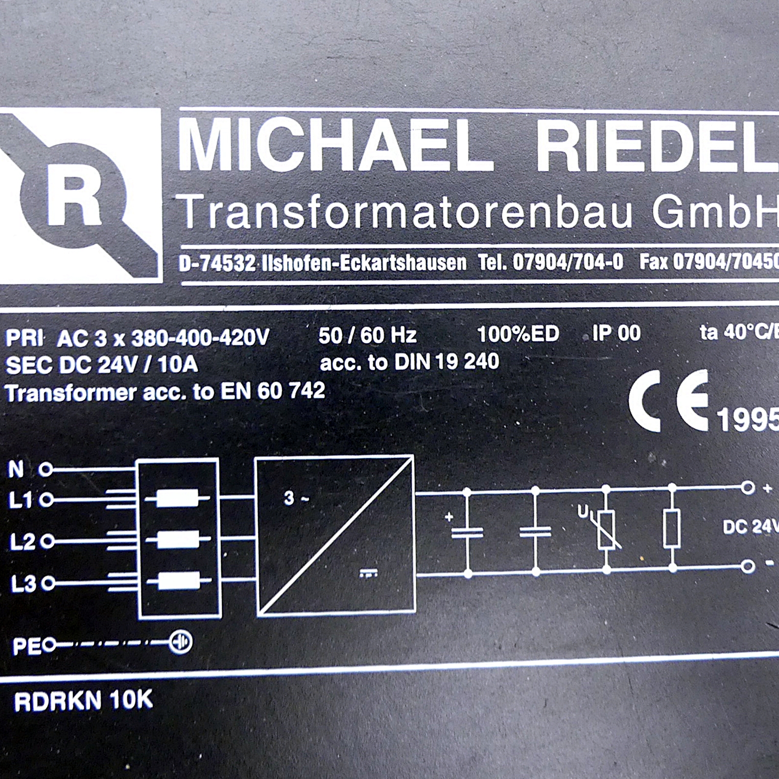 Transformer RDRKN 10 