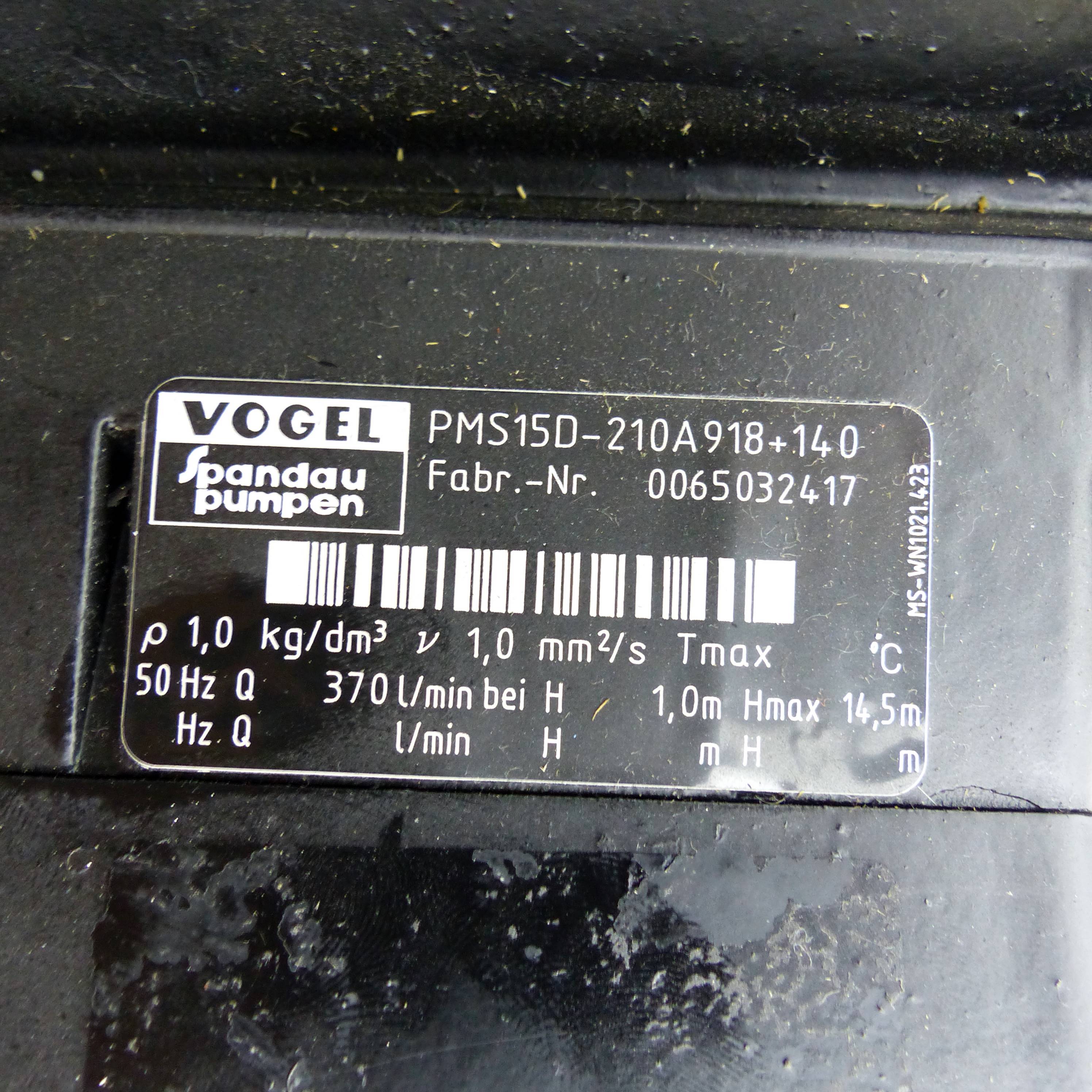 Tauchpumpe PMS15D-210A918+14,0 