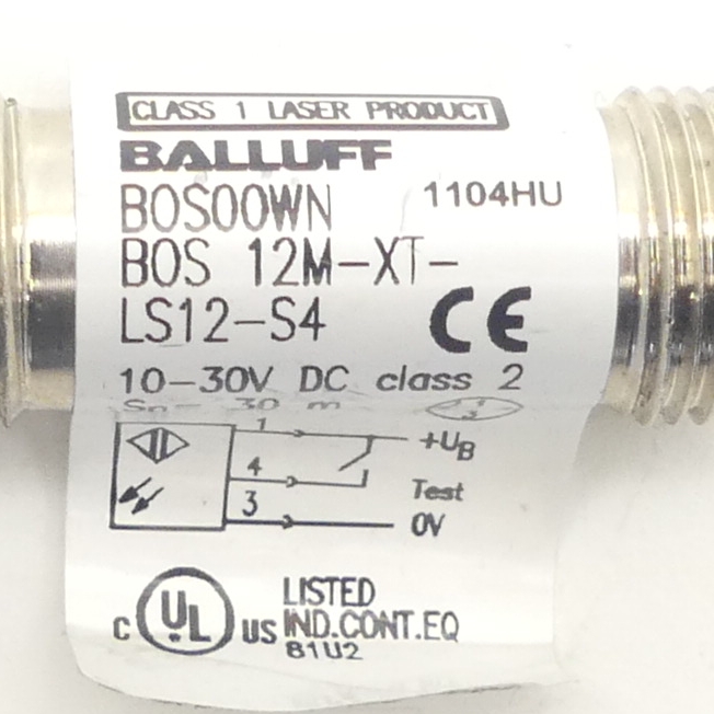 One-way light barrier BOS 12M-XT-LS12-S4 